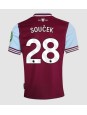 West Ham United Tomas Soucek #28 Hjemmedrakt 2024-25 Korte ermer